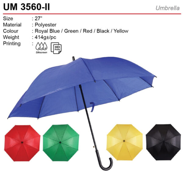Solid Color Golf Umbrella (UM3560)