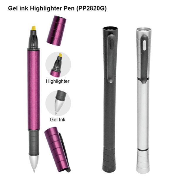 Gel ink Highlighter pen PP2820G