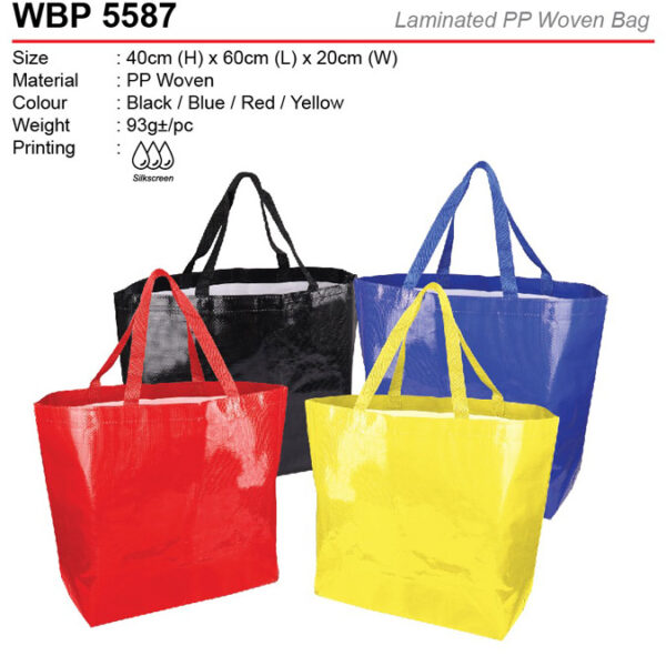 Laminated pp woven bag WBP5587