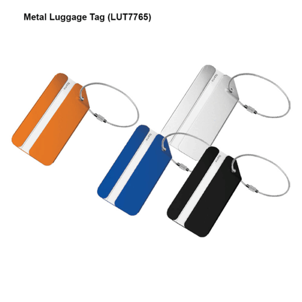 Metal luggage tag LUT7765