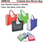 Foldable Non woven bag (NWB103)