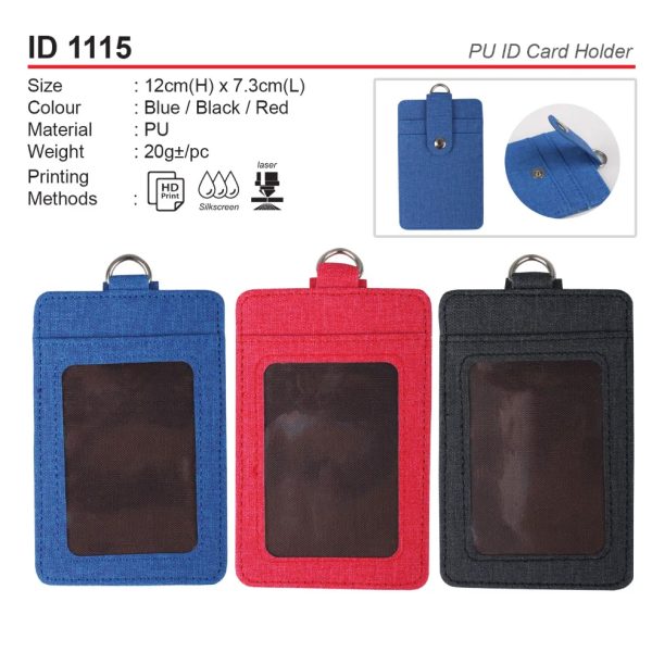 PU id card holder id1115