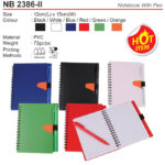Notebook with pen (NB2386-II)