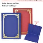 Certificate Holder with Pocket (CH218)