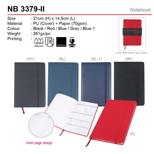 PU notebook NB3379-II