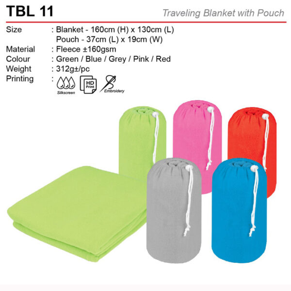 Travel blanket TBL11