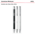 aluminium metal pen AP28