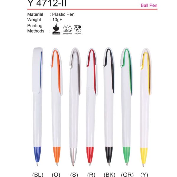 budget plastic pen Y4712-II