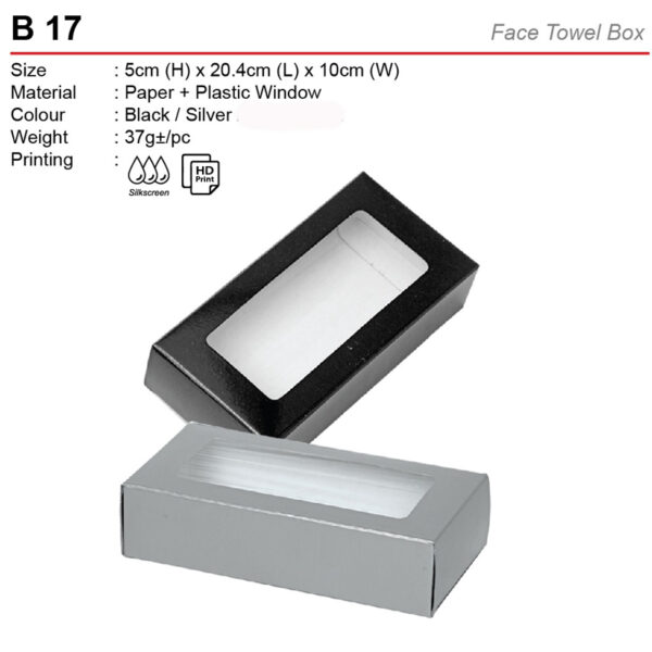face towel box B-17