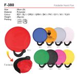 foldable hand fan f-380