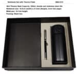 Notebook set with thermo flask (GBA1212)