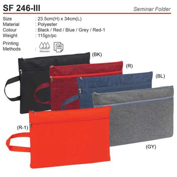 Budget Seminar Folder (SF246-III)