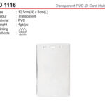 Transparent ID Card Holder (ID1116)