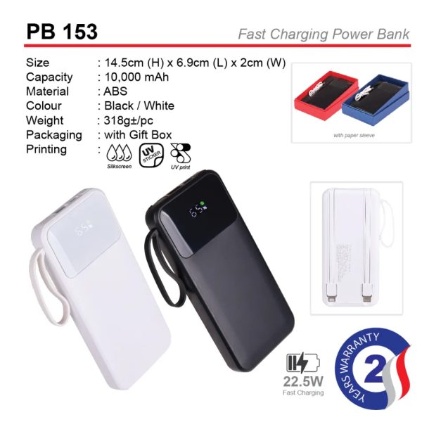 fast charging power bank PB153