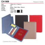 PU Passport Holder (CH969)