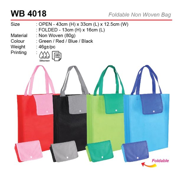 foldable non woven bag WB4018