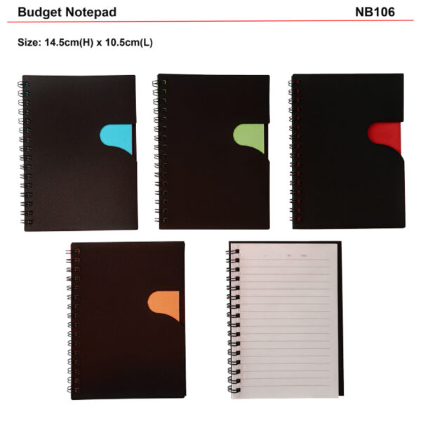 Budget notepad NB106