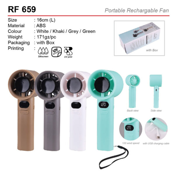 Rechargeable fan RF659