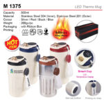LED Thermo mug M1375