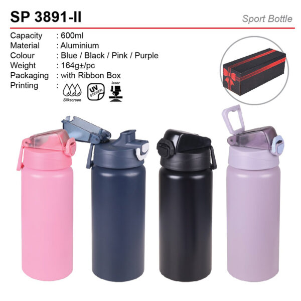 Aluminium water bottle SP3891-II