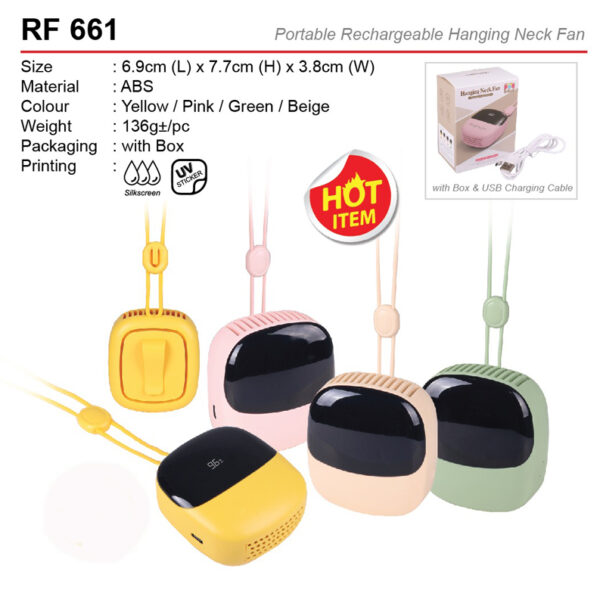 rechargeable hanging fan RF661