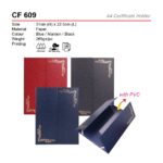A4 certificate Holder CF609