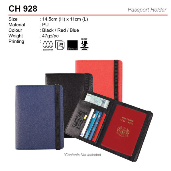 PU Passport Holder CH928