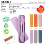 Wheat Fiber Cutlery Set (CS003-II)