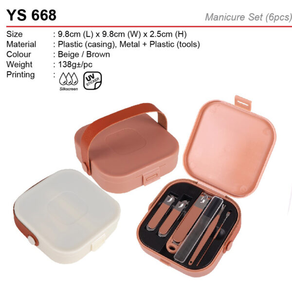 6pcs Manicure Set (YS668)