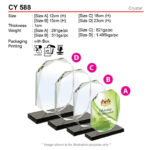 crystal trophy CY588