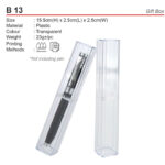 Transparent pen box B13