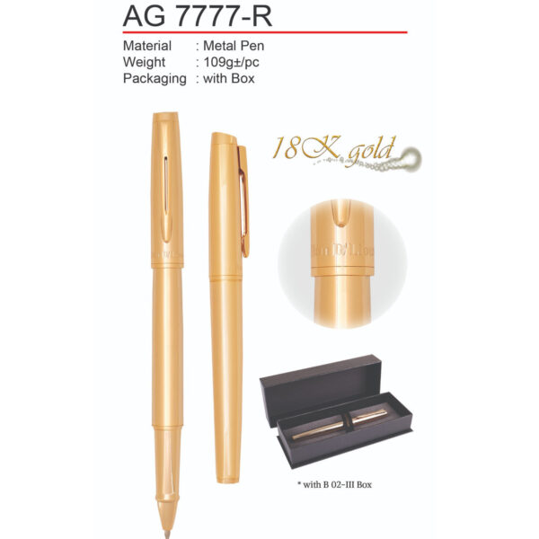 18K gold plated pen AG7777-R